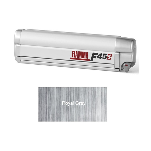 Fiamma F45S 450 Royal Grey - White Case