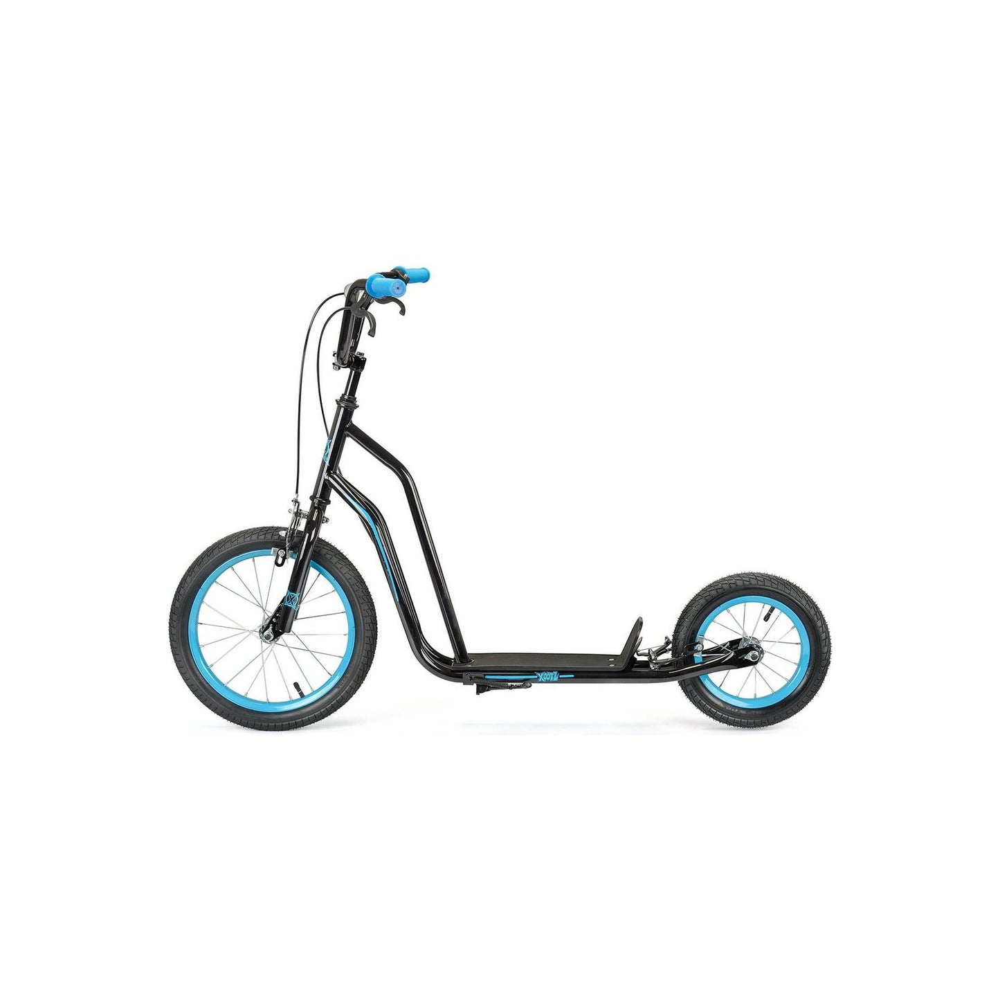 Big Wheel BMX Xootz Blue Push Scooter Kids Beginner Ride On