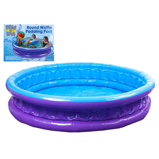 72" ROUND WAFFLE OUTDOOR PADDLING POOL