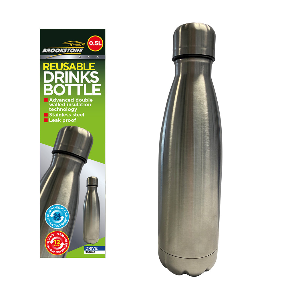 Reusable Double Walled Insulated 500ML Drink Bottle