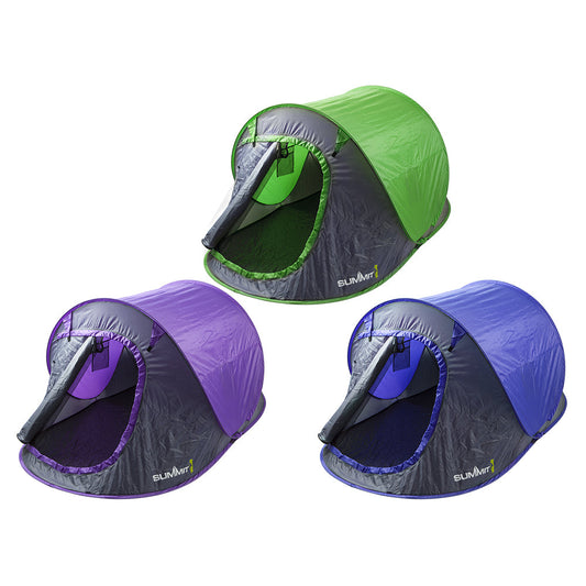 SUMMIT HYDRAHALT 2 PERSON POP  UP TENT 1500HH 3 ASST COLOURS