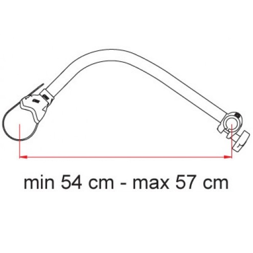 Fiamma Bike Block Pro 4 Blue - Bike Rack Arm