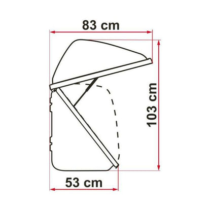 Fiamma Ultra Box 500 Rear Storage Box