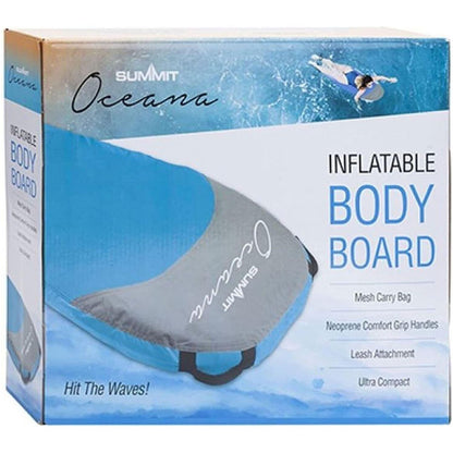 New Summit Oceana Single Inflatable Body Board Blue