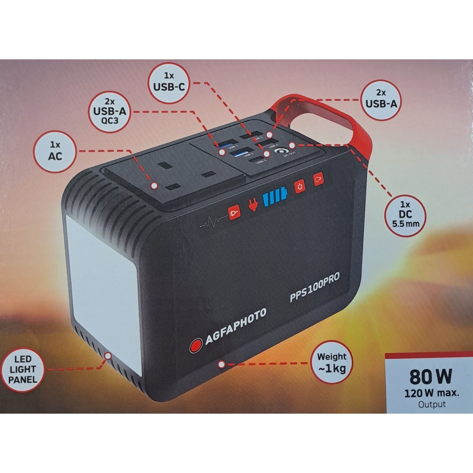 Agfaphoto PowerCube Portable Powerstation