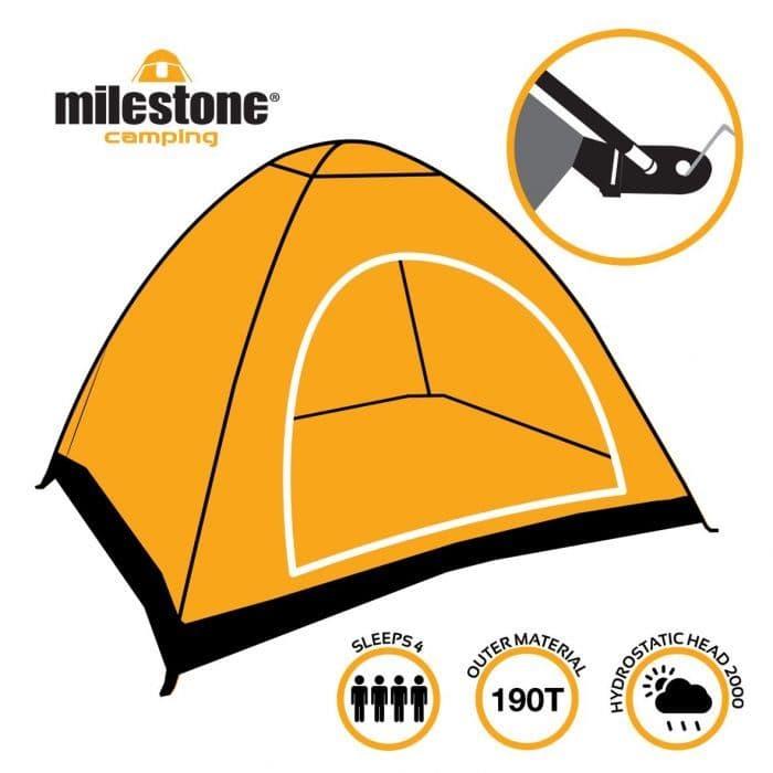 Outdoor Camping Festival 4 Man Dome Tent