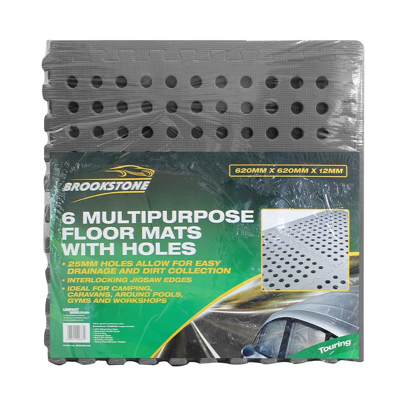Multi Purpose Floor Mat 6PC - Brookstone