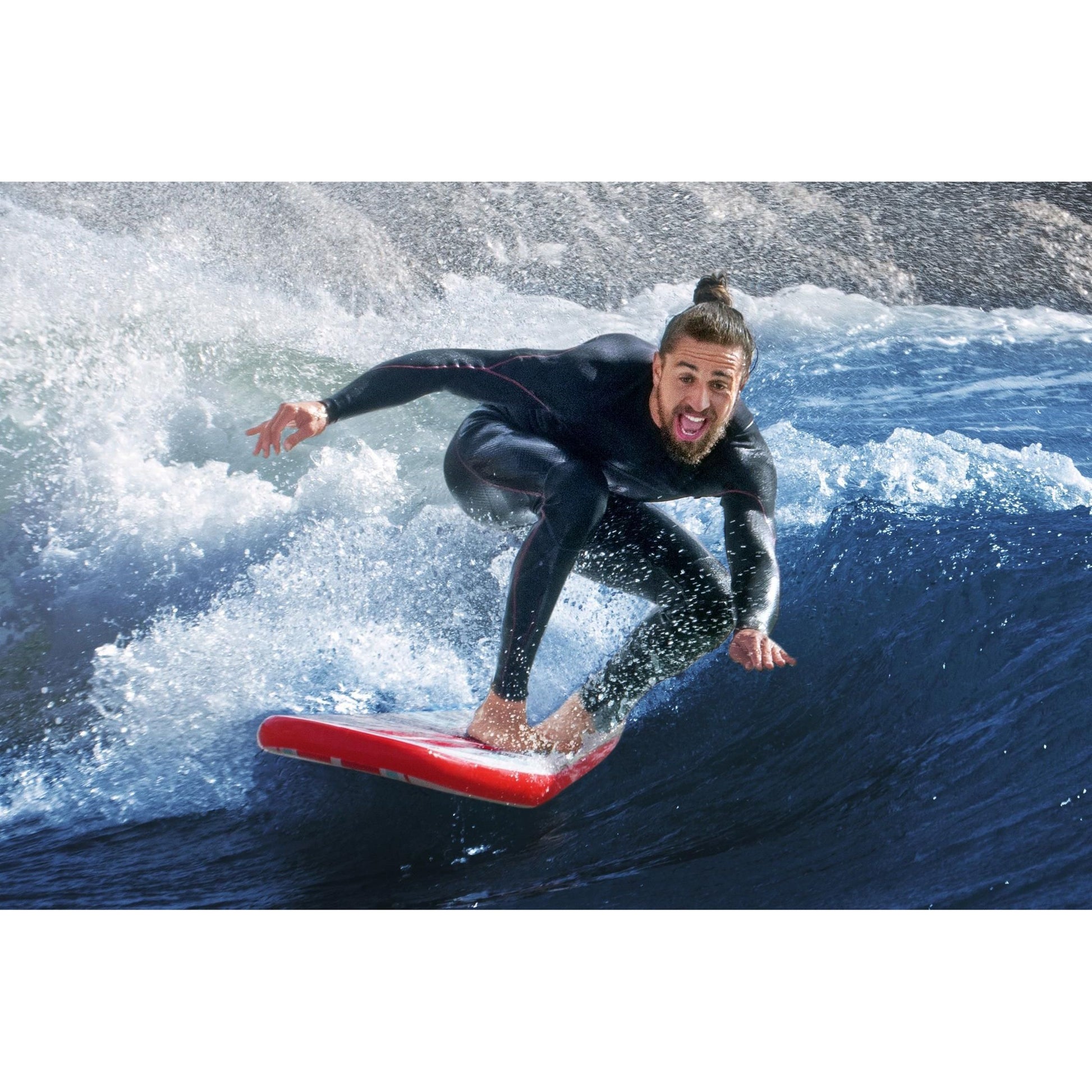 8ft HydroÃ¢â‚¬â€˜Force Compact Inflatable Surfboard Set