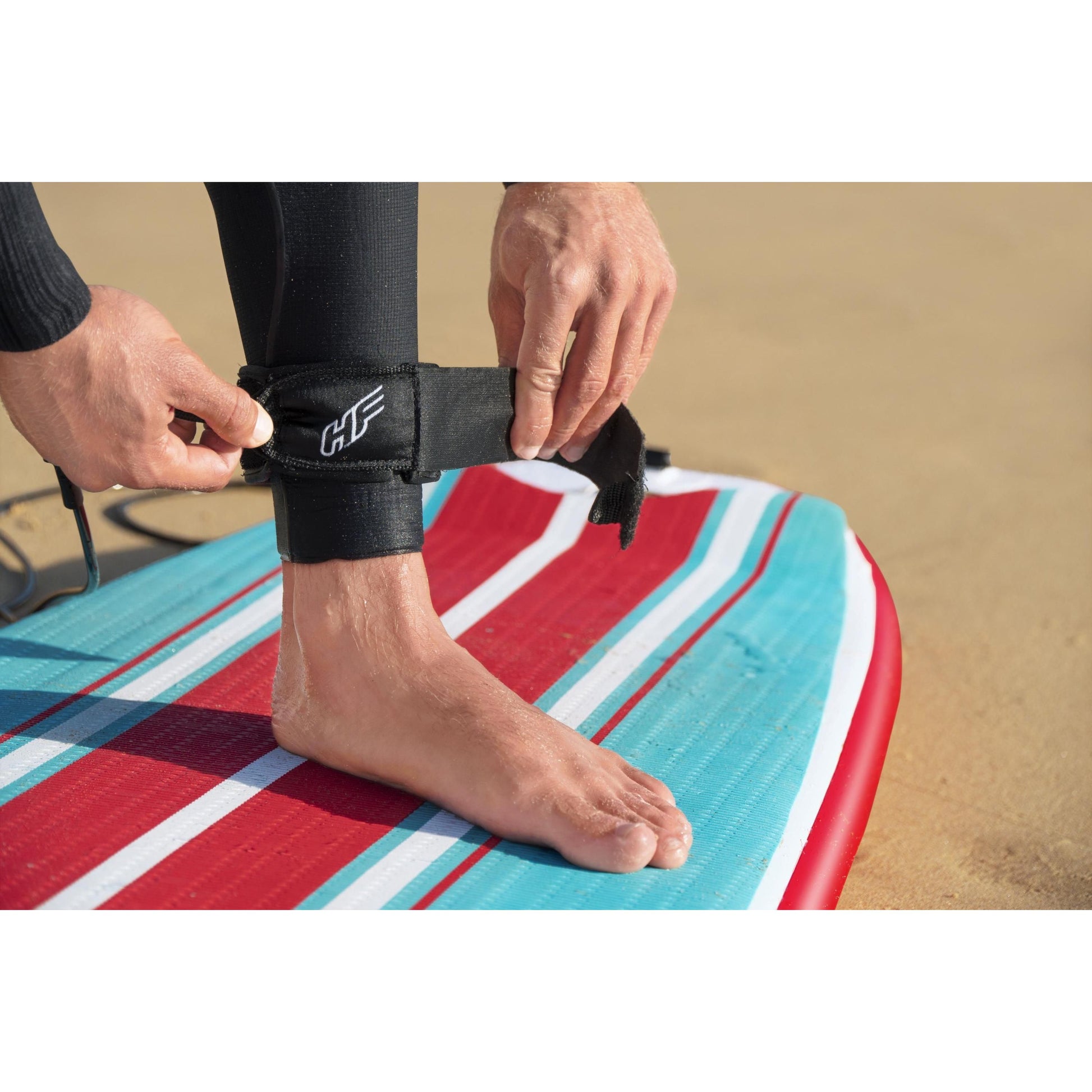 8ft HydroÃ¢â‚¬â€˜Force Compact Inflatable Surfboard Set