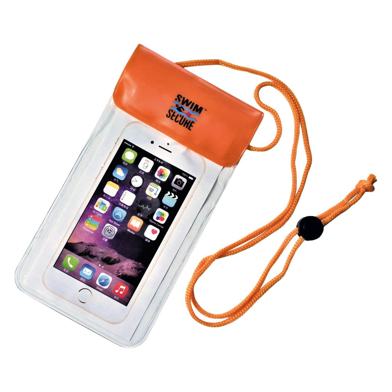 Swim Secure Orange Waterproof Phone Case