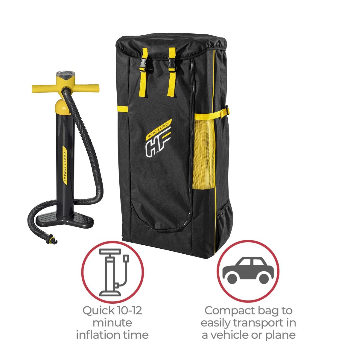 12ft 6" HydroÃ¢â‚¬â€˜Force Paddle Board Fastblast Tech SUP Set