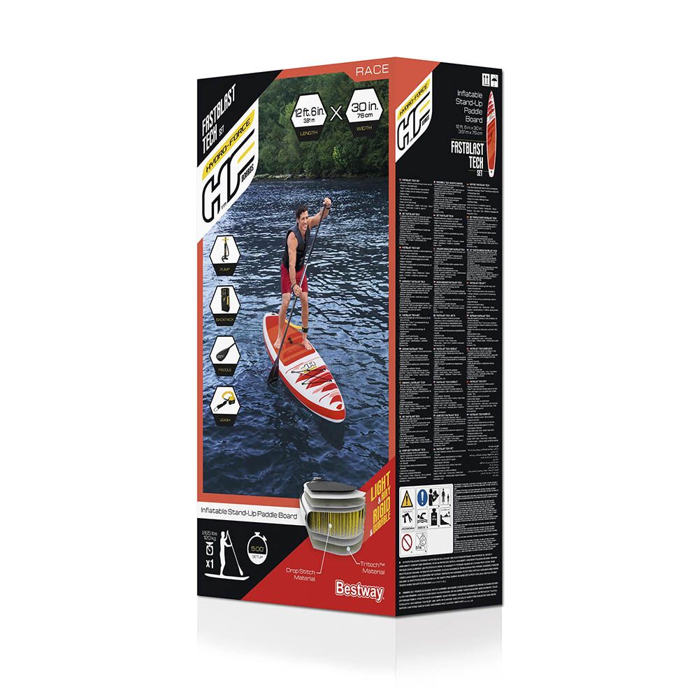 12ft 6" HydroÃ¢â‚¬â€˜Force Paddle Board Fastblast Tech SUP Set