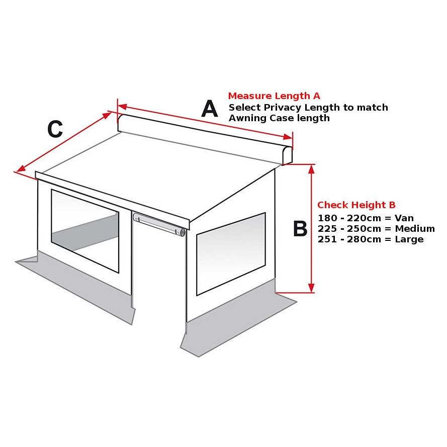 Fiamma F45 Privacy Room 300 Medium Standard Weight