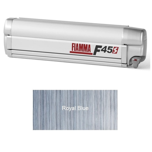 Fiamma F45S 425 Royal Blue - Titanium Case