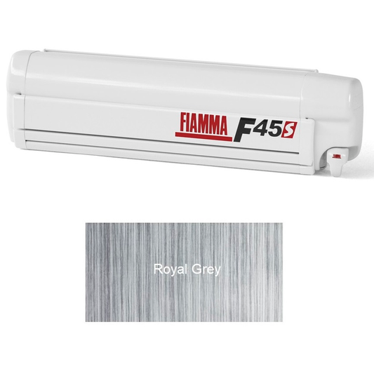 Fiamma F45S 425 Royal Grey - White Case